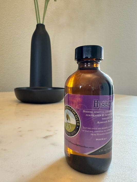 Hyssop Anointing Oil 4 oz (118.3 ml) by My Cup Runneth Over Anointing Oils