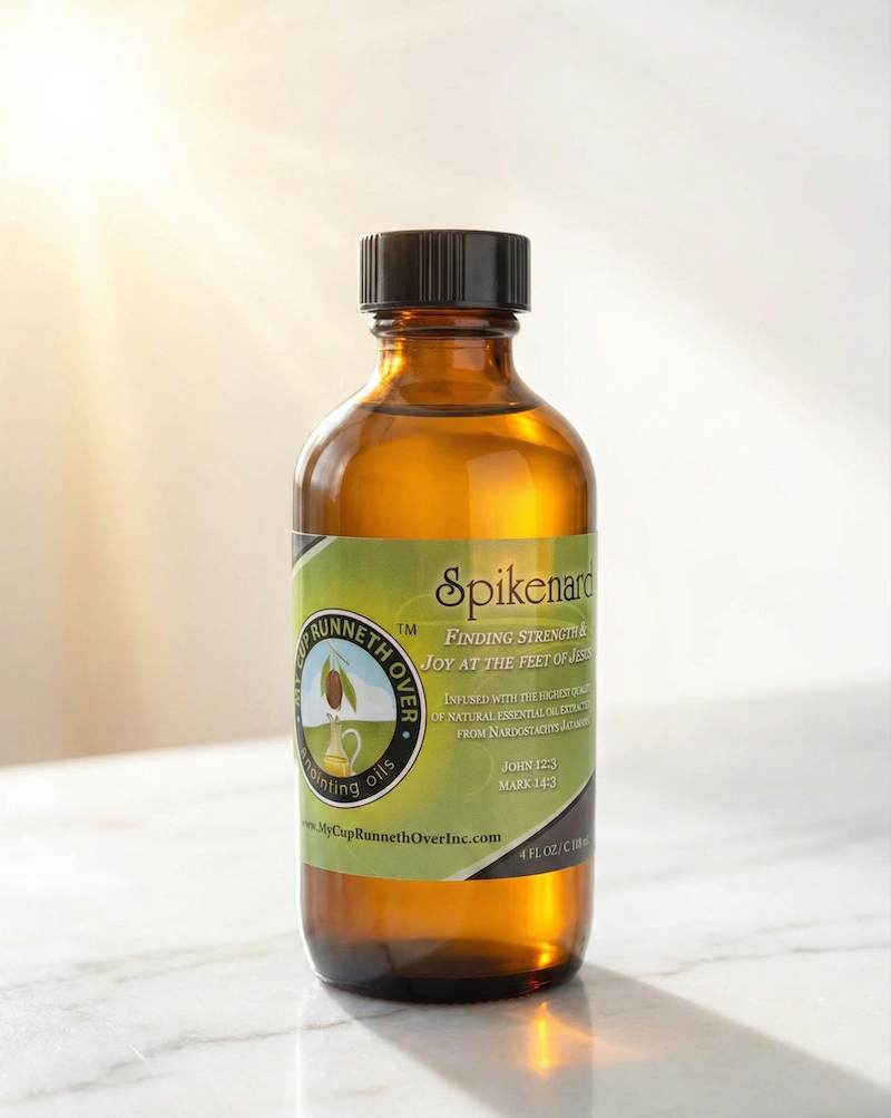Spikenard Anointing Oil bottle - biblical fragrance of devotion and worship by My Cup Runneth Over