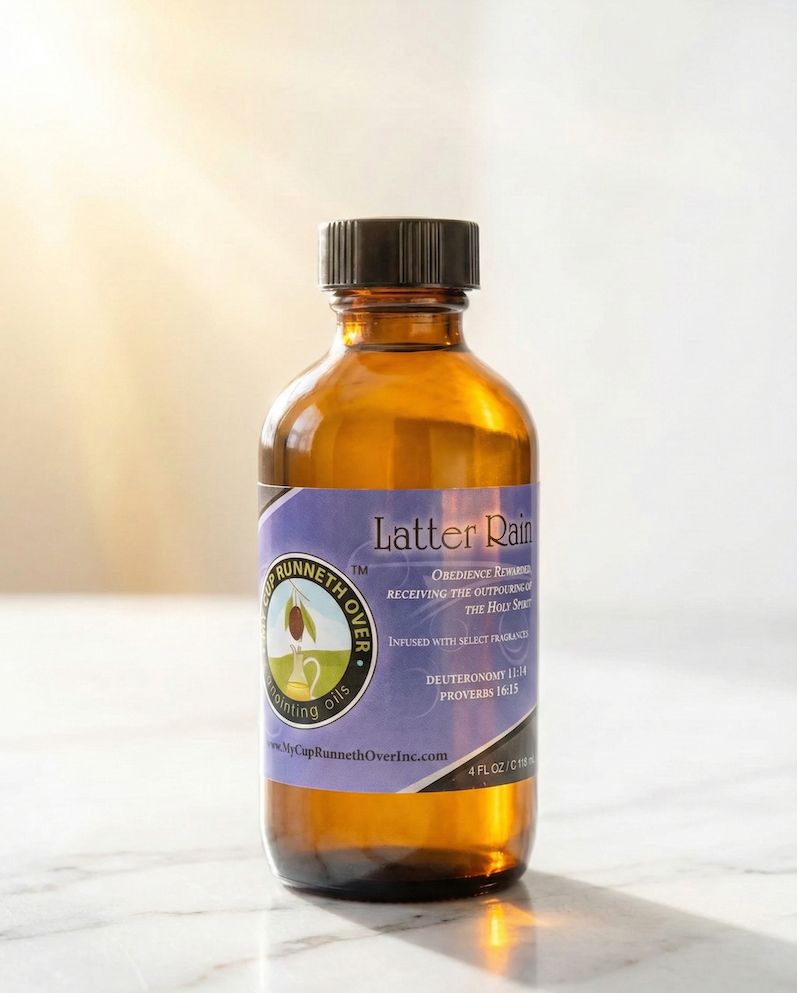 Latter Train Latter Rain Anointing Oil – 4 oz | Spiritual Renewal & Abundance – My ...